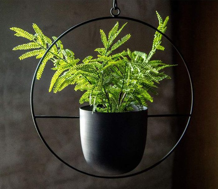 Boho Black Metal Plant Hanger