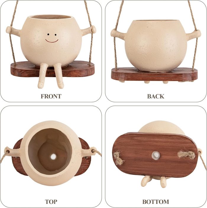 Swing Face Planter Pot 8.27 in - Image 3