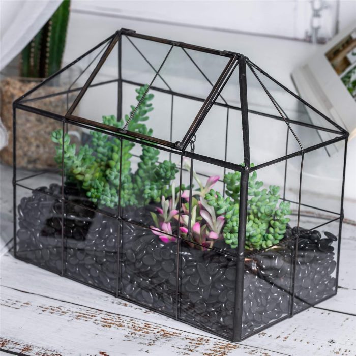 NCYP Geometric Terrarium Planter - 25cmx13.5cmx20 cm - Image 3